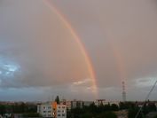 Duha nad Táborem