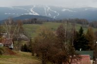 Pohled na Krkonoše
